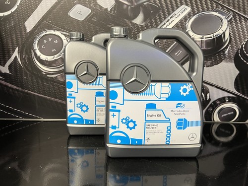 10l genuine mercedes benz 5w40 - 10l, mercedes-benz