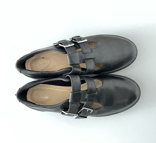 Clarks women black leather - clarks, women’s