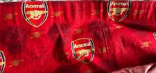 Arsenal  Fc Gunners Pair Curtain 100% Cotton Vintage 64” x 71” by Fay (Item B2)