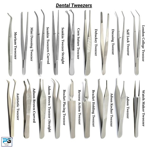 Dental forceps tweezers set - forceps, &