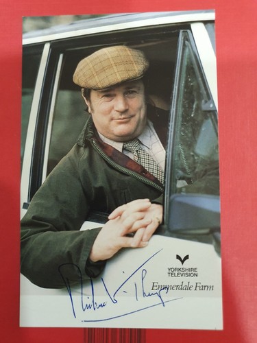 Richard thorp emmerdale signed - richard,