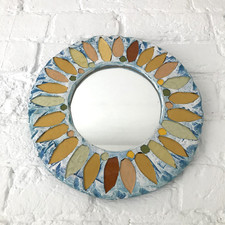 Mosaic Sunburst Petal Wall