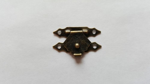 Hasp locker old brass - hasp,