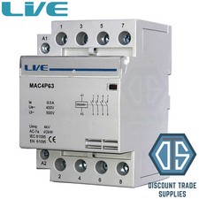 63 Amp 4 Pole Contactor AC