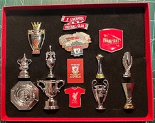 Liverpool Champions 2025 Boxed 14 Pin Badge Set
