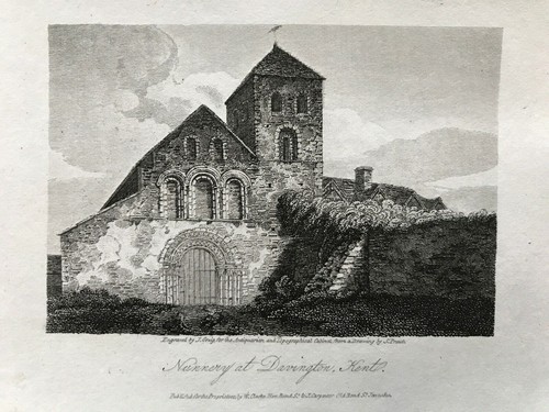 1810 antique print davington - antique,