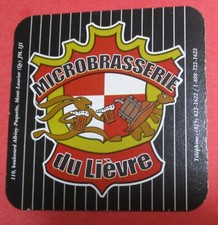 Microbrewery Du Lievre Mont-Laurier Quebec - New Beer Coaster / Beer Mat