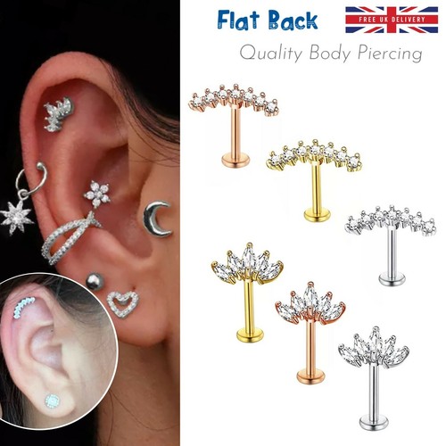 Labret piercing ear ring - labret,