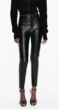 ZARA black faux leather