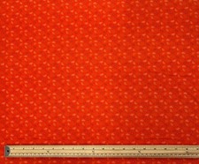 Red Paisley Cotton Fabric
