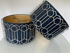 Next Navy velveteen  & Gold