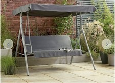 Outsunny Metal Swing Chair