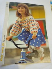 knitting pattern jumper child's Phildar Skate yarn