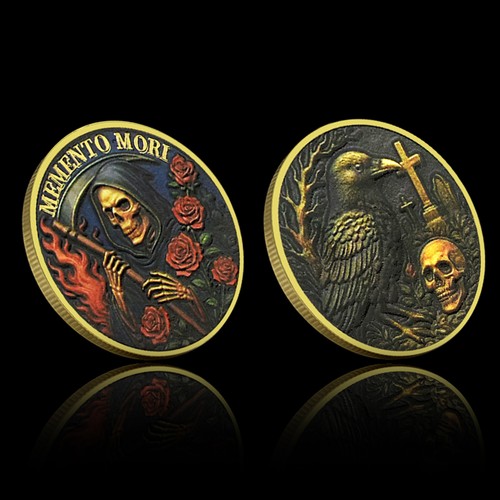 Memento mori challenge coin - memento,