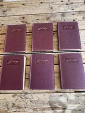 The Works of William Shakespeare.  6 Volumes by William Clowes Hardcover 1934.