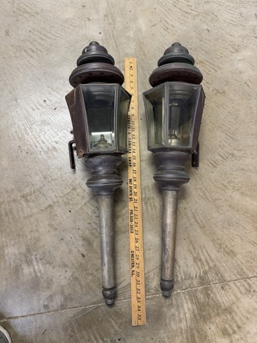 Pair large antique - 32”,