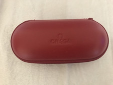 OMEGA Watch Travel/Service Case pouch in red leather
