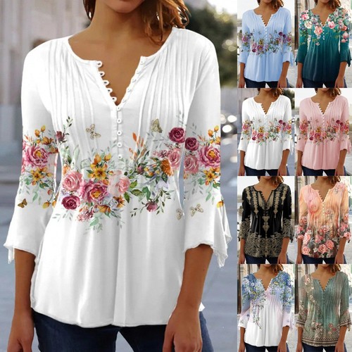 Boho womens buttons neck - boho,