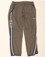 ADIDAS Mens Tracksuit Trousers Joggers XL  Grey BF23