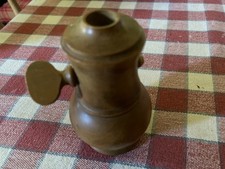 Wooden nutmeg grinder