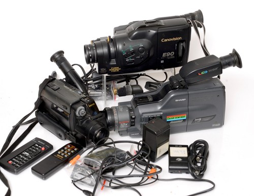 Vintage vhs camcorder - vintage, lot