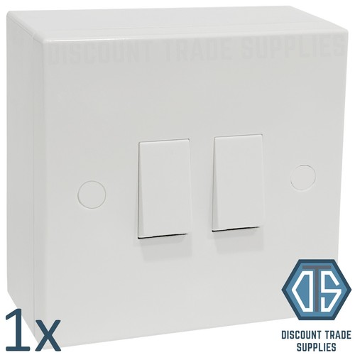 Double light switch - 1x,