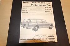 Original 1962 magazine advert: VOLVO 121 estate Amazon frame-ready wall-art 