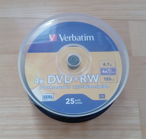 Verbatim dvd discs 7gb x - verbatim, dvd+rw