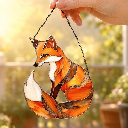 Fox suncatcher ornament - suncatcher,