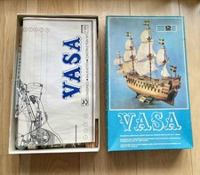 VASA Swedish warship rare vintage model kit 1:100 by IGRA unassembled from 1960s