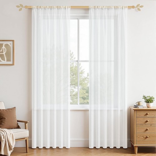 Mrtrees voile curtains drop - curtains,