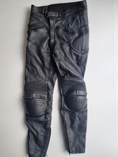 Belstaff Leather Trousers Mens W32 L32 Black Motorcycle Biker