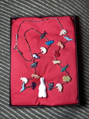 Vintage zuni polar bear - vintage,