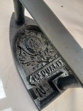 antique French flat Iron sad