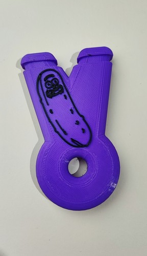 Purple pickle fork - fork, slingshot