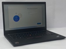 Lenovo Windows Laptop PC T495 - AMD Ryzen 5 pro 3500U  @ 2.1 - 8GB RAM - 14.0...