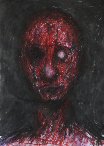 Horror dark art mixed - art,