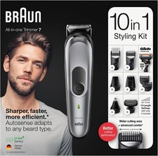 Braun 10 in 1 Series 5 MGK7320 Men's Body Beard Trimmer Shaver Grey