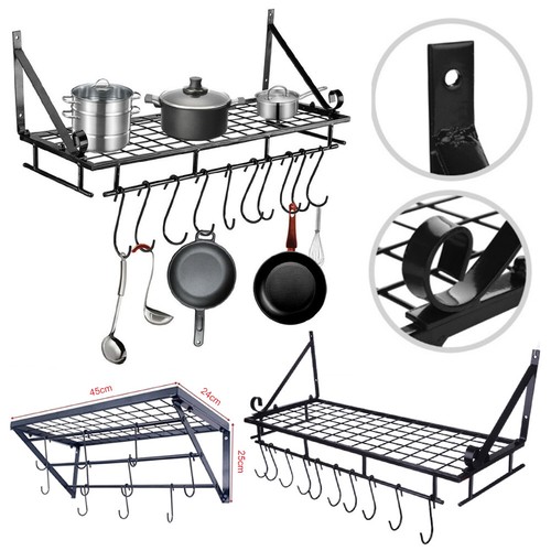 Wall mounted kitchen utensils - wall,
