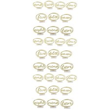  3 Pieces Wedding Table Number