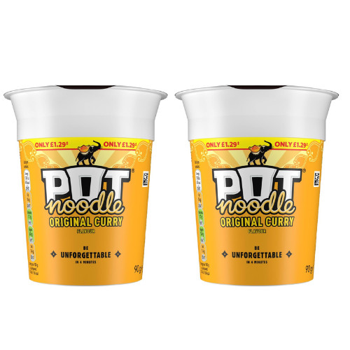 Pot noodle original curry - pot,