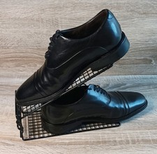 Marks & Spencer Collezione Men's Leather Shoes Oxford Style Size UK 8 Black