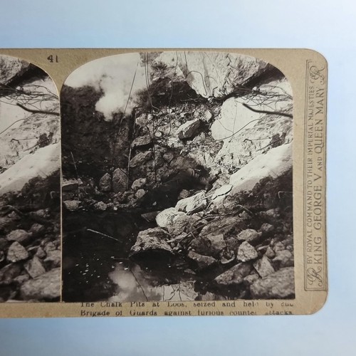 Ww1 military stereoview c1916 - ww1,