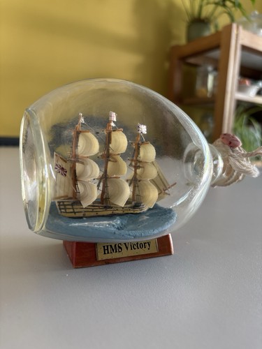 Vintage hms victory - ship, a