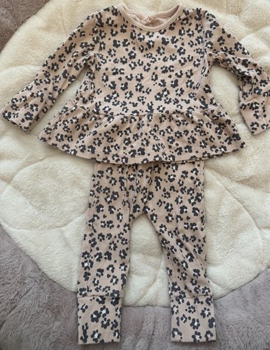 Baby girl leopard print long