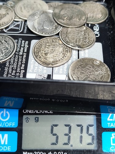 Grams sixpence - 53.7, (.925)