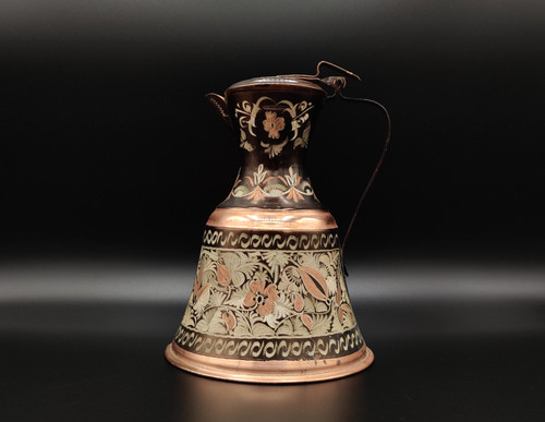 Vintage hand decorated - hand-decorated, copper