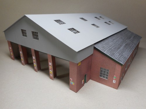 Gauge locomotive shed - oo,