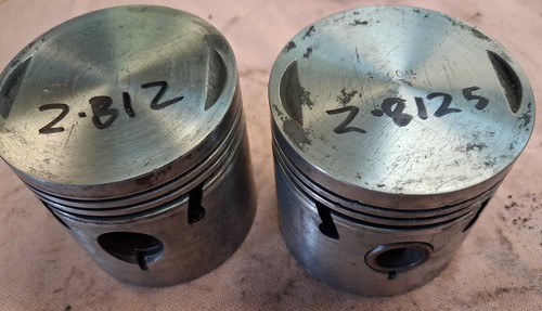 Bsa a10 pistons - bsa, flat