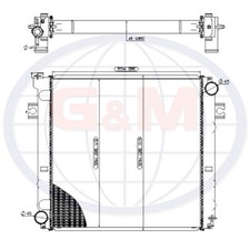 Radiator for forklift truck - radiator,
